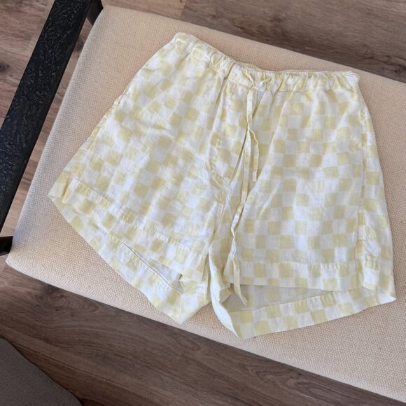 Holiday the Label Cream Check Short Set S - Picture 5 of 10